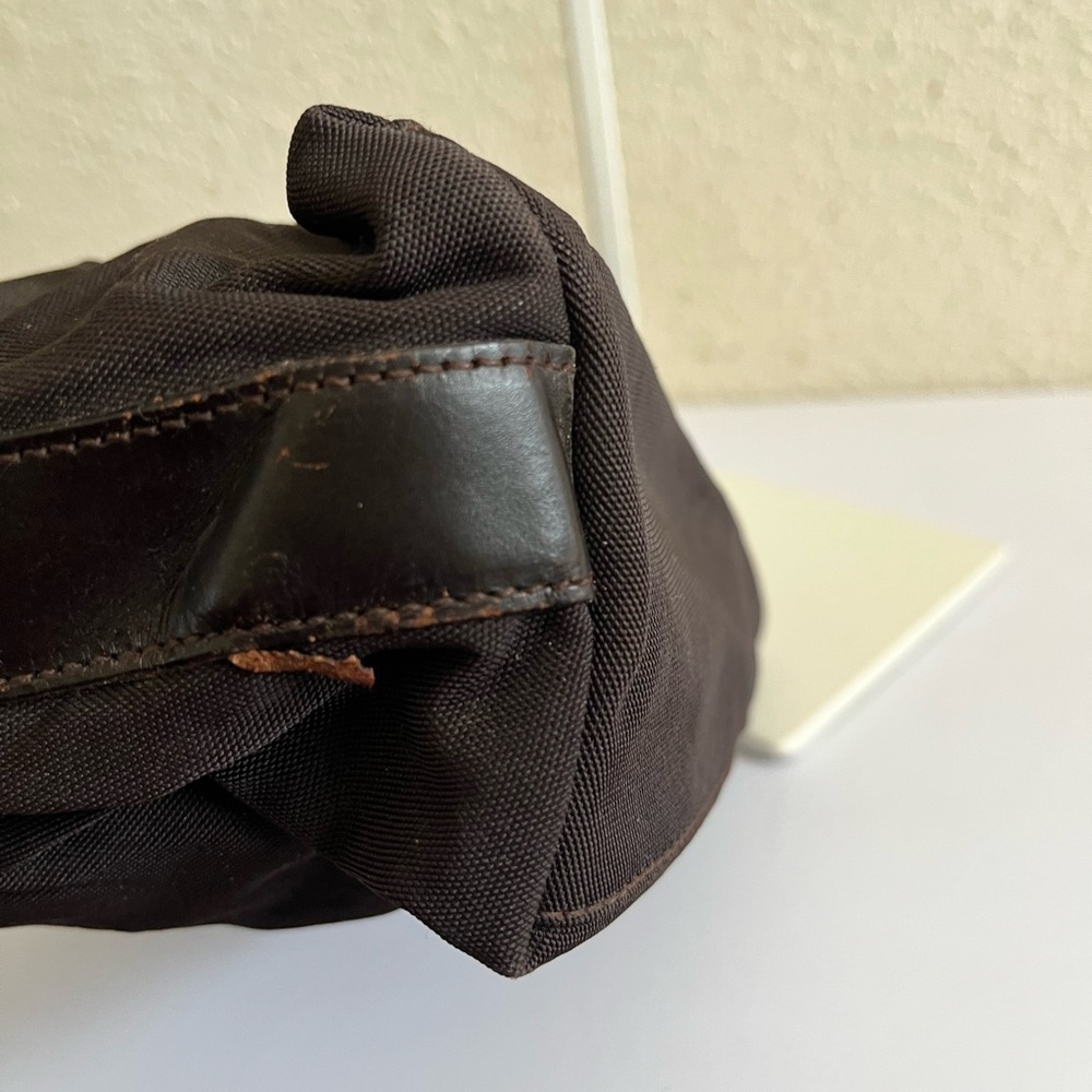Gucci vintage brown small cloth hobo bag - Picture 7 of 13